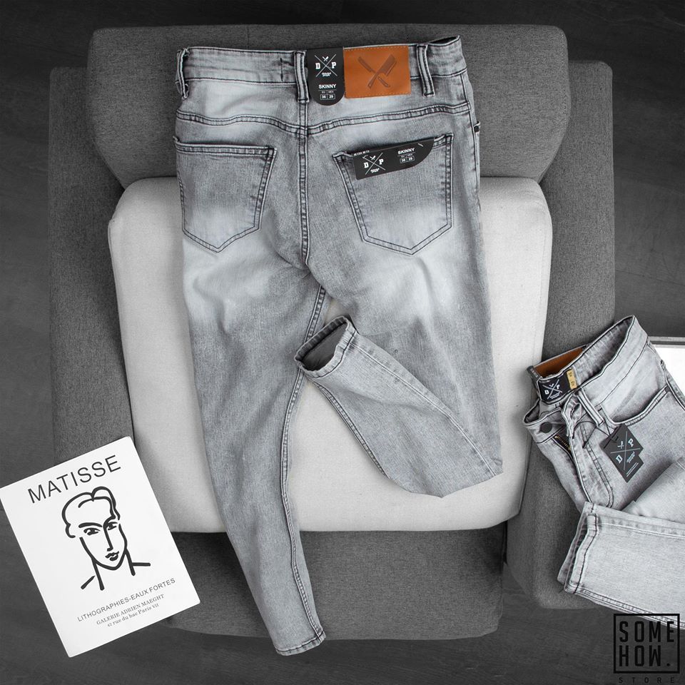 Jeans D.P Grey Ripped