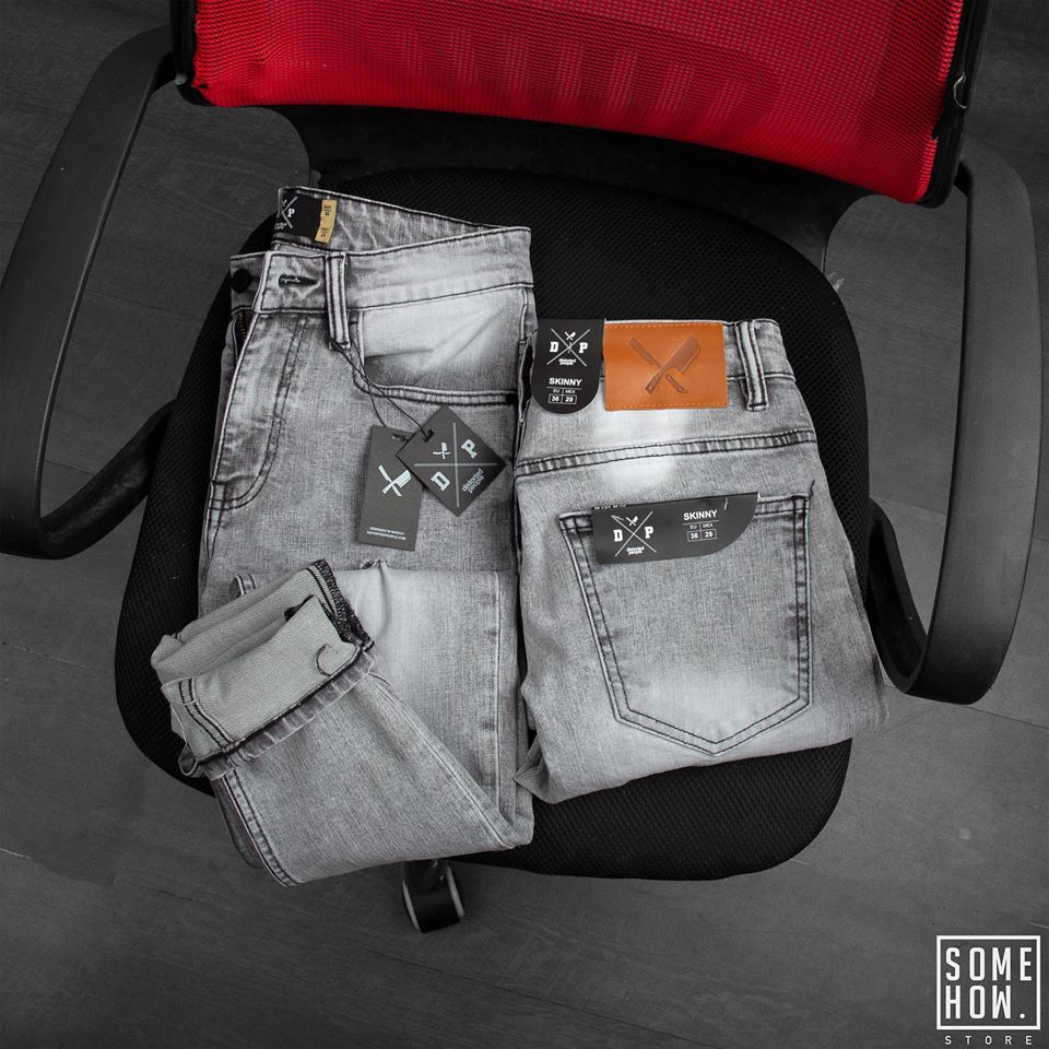 Jeans D.P Grey Ripped