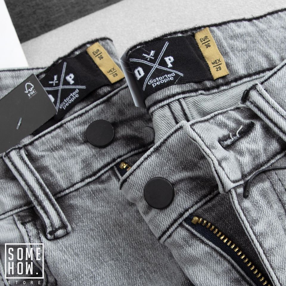 Jeans D.P Grey Ripped