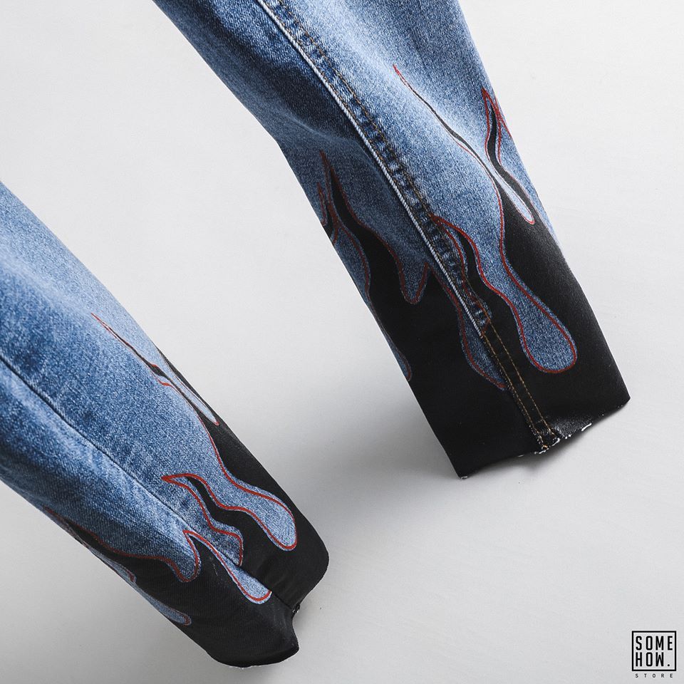 Jeans D.P Flaming Fire