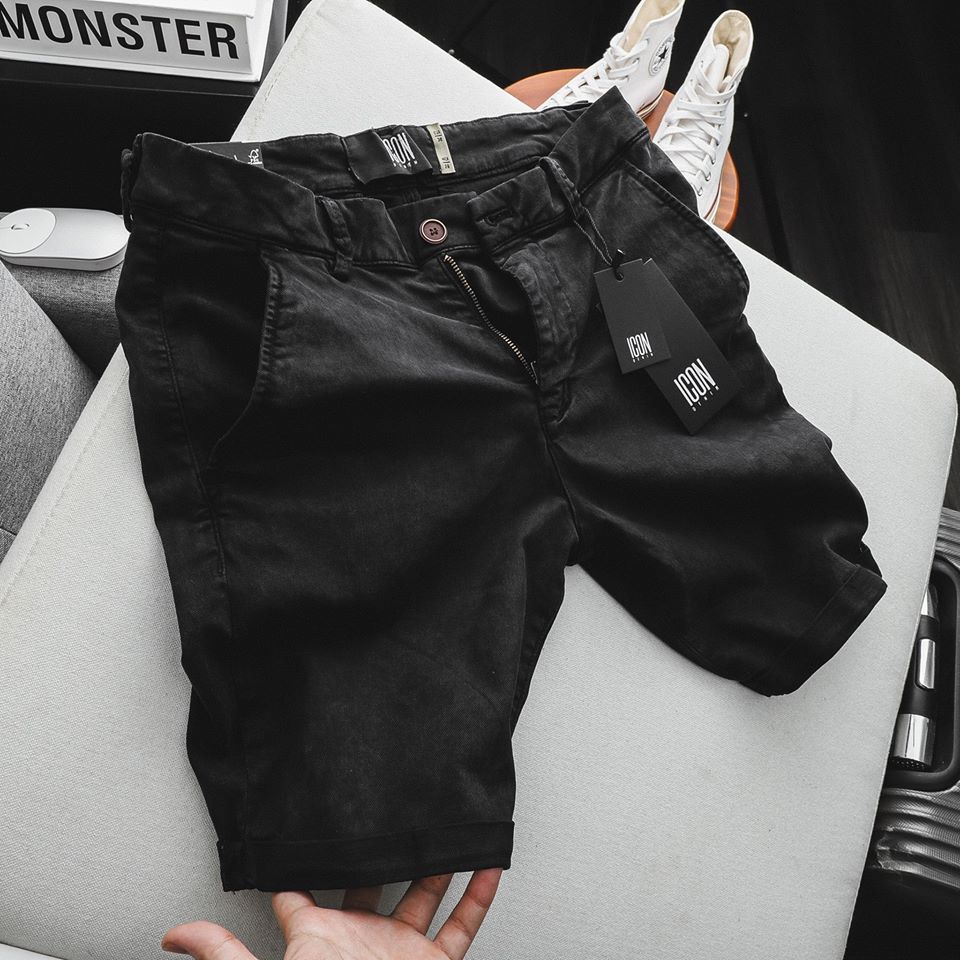 Short Icon Kaki Xắn Gấu