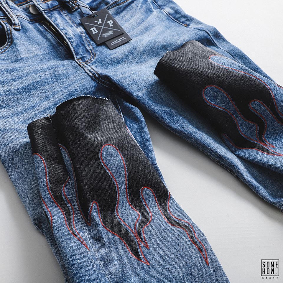Jeans D.P Flaming Fire