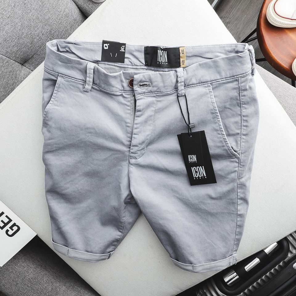 Short Icon Kaki Xắn Gấu