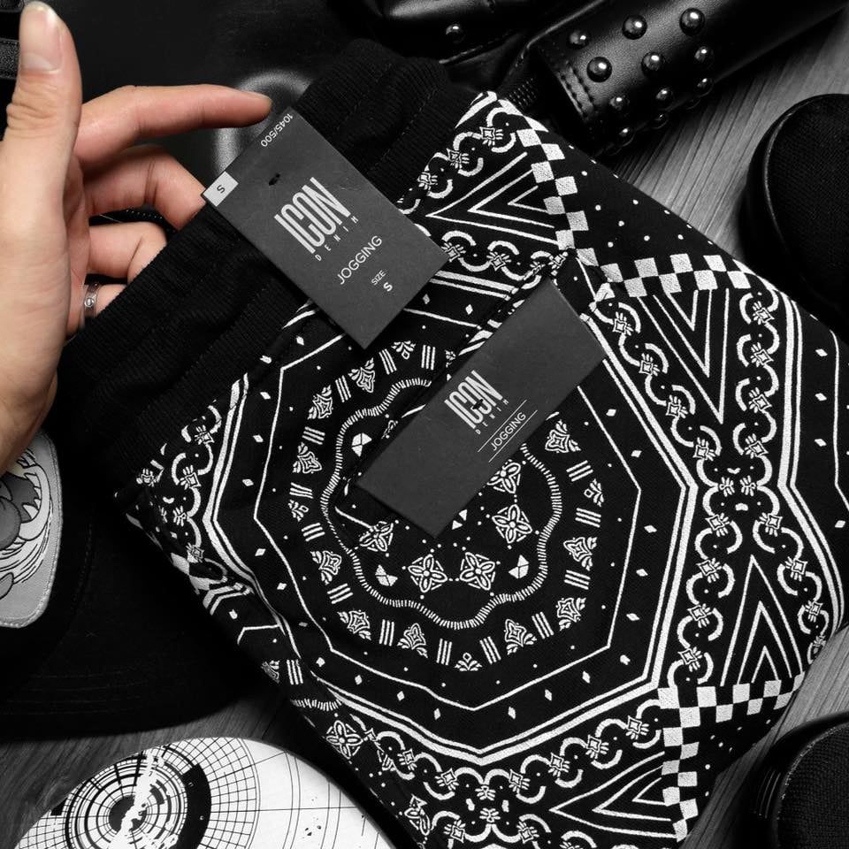 Jogger Họa Tiết Icon