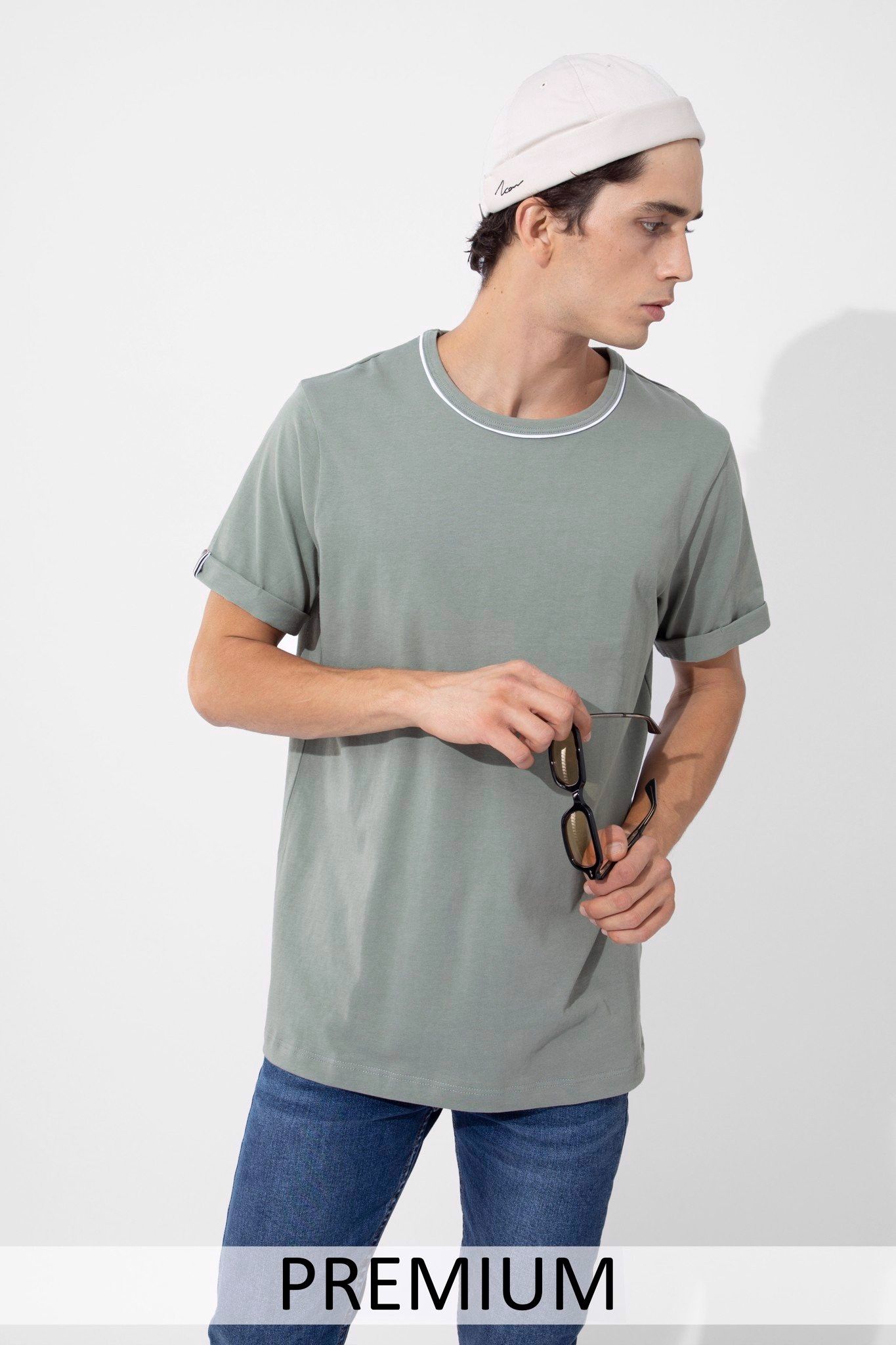 Áo Thun Single Compact Roll-Up Sleeves