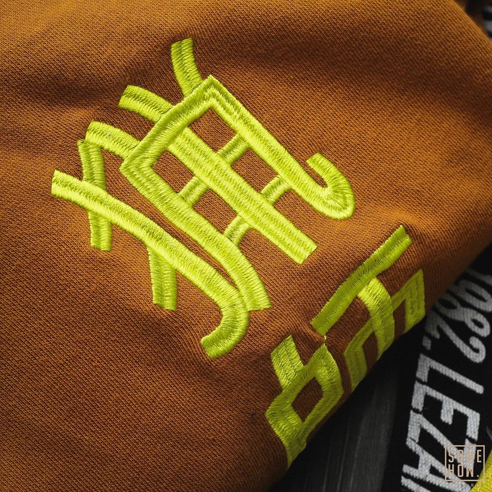 Hoodies Nâu Thêu Z.R
