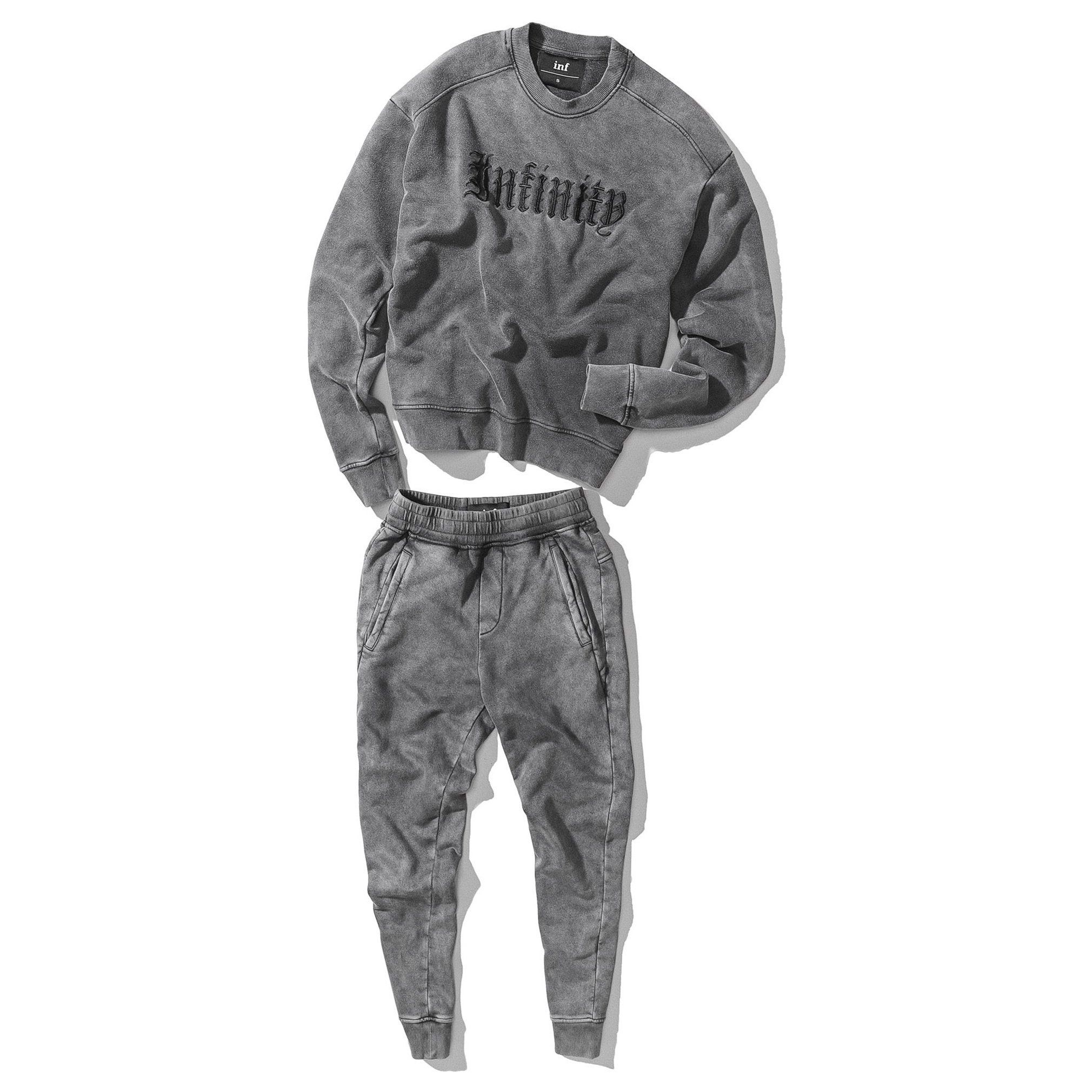 Set Bộ INF Xám Đậm Wash
