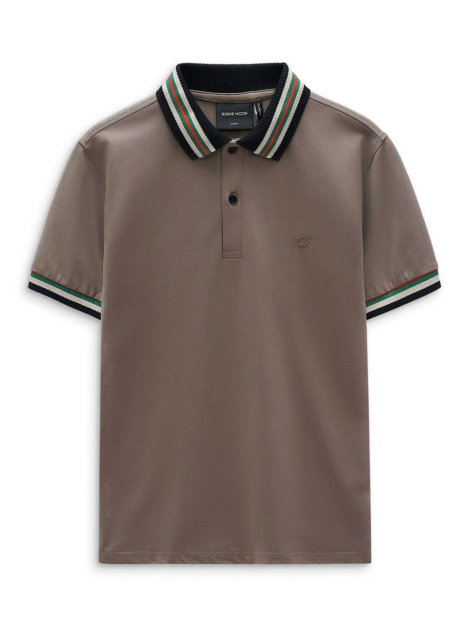 Áo Polo Collarmix Taupe