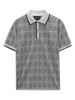 Set Polo Short Grey Check