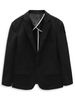 Áo Blazer Casual Black Gray