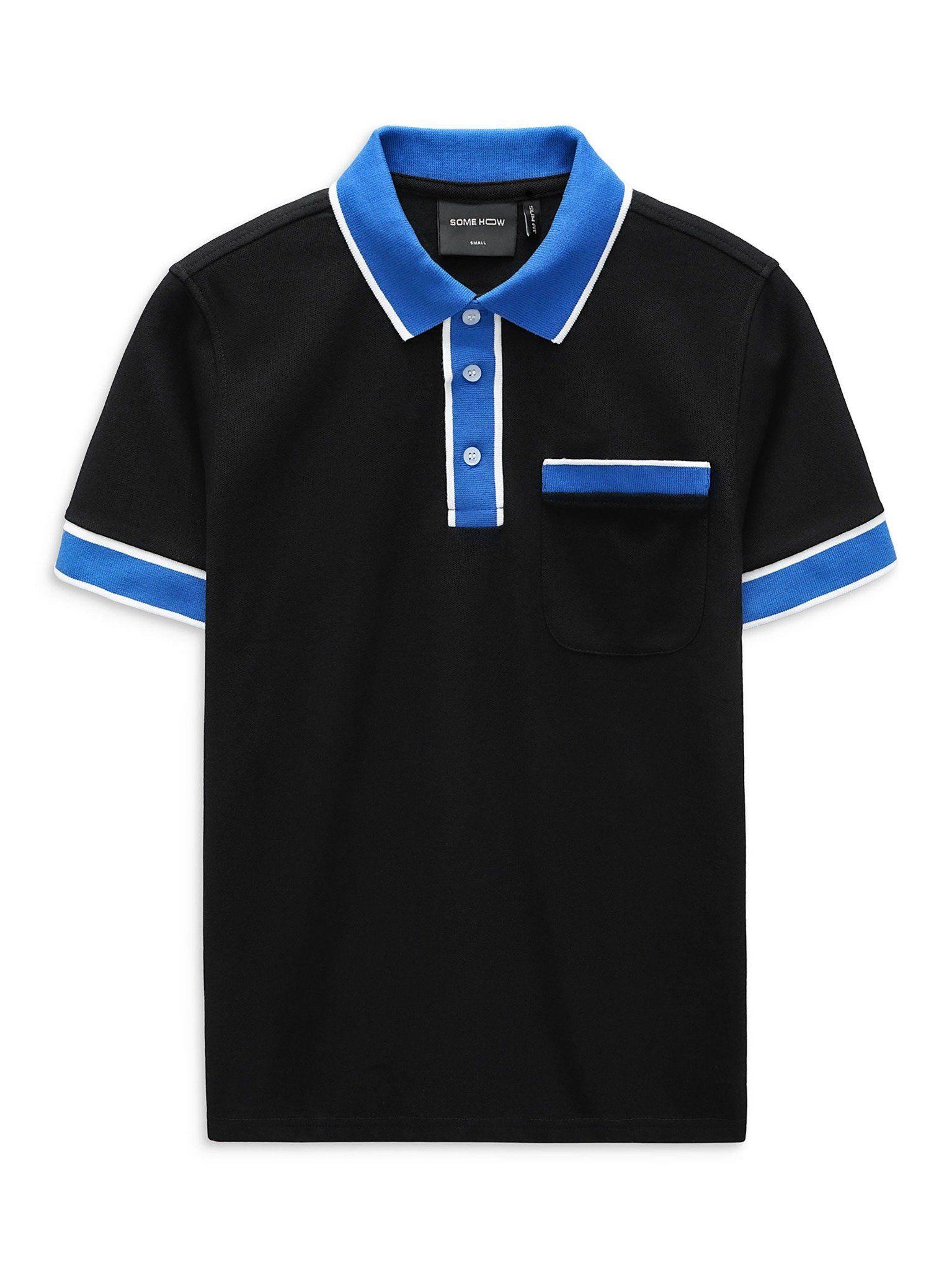 Áo Polo Blue Impress Placket