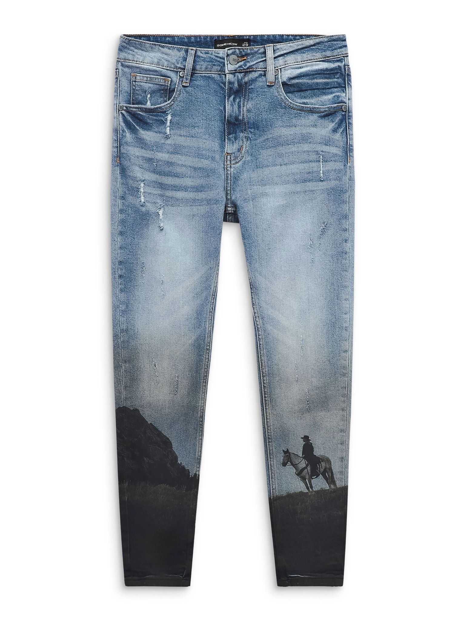 Quần Jean Skinny White Label Ironic