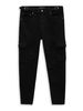 Quần Jean Skinny Cargo Regular Black