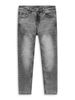 Quần Jean Slim Fit Ripped Ziczac Gray