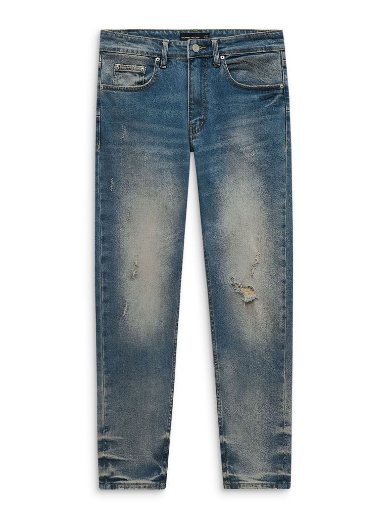 Quần Jean Slim Greenie Wash Tropical