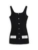 Đầm Sleeveless Square Bodycon