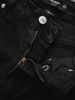 Quần Jean Skinny Word Details Black