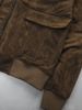 Áo Khoác Suede Quilting Brown 90s