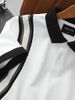 Áo Polo Black Shoulder Stripes