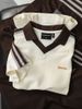 Set Polo Short Vintage Vani Brown 90s