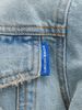 Áo Khoác Jean Distressed Blue Label