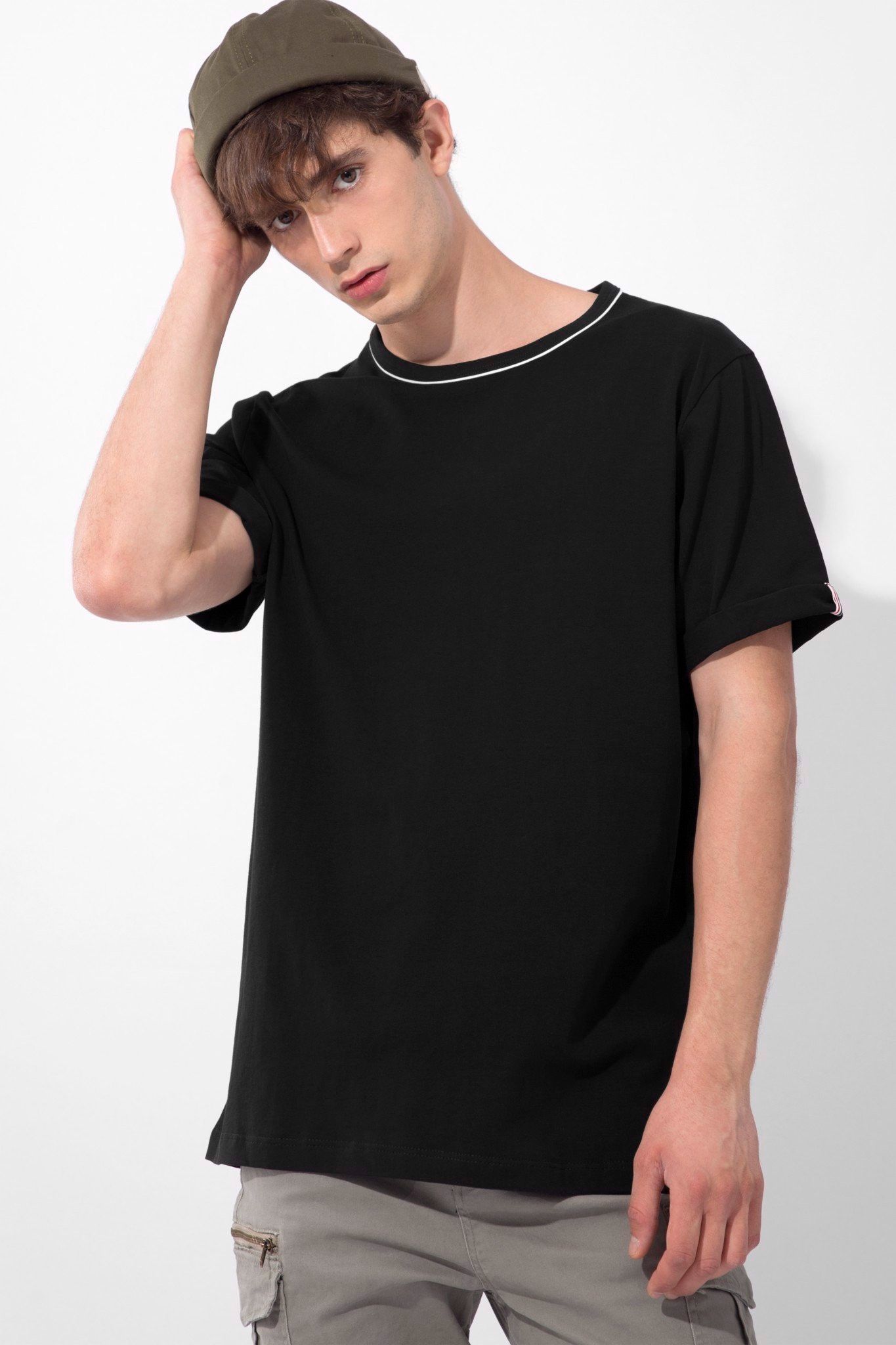 Áo Thun Single Compact Roll-Up Sleeves