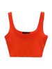 Áo Croptop Basic Sleeveless Bend