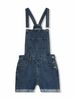 Quần Short Yếm Overall Denim