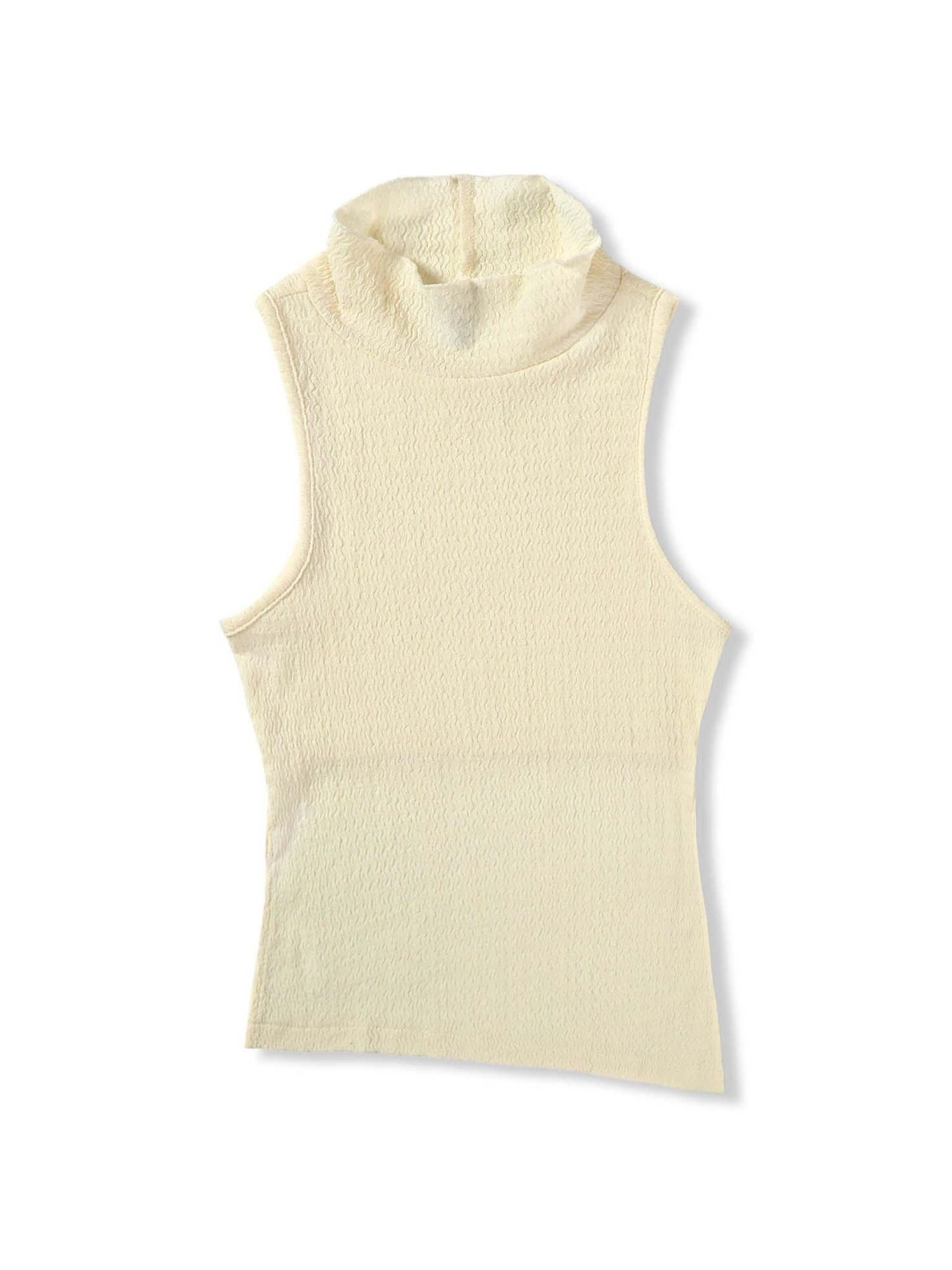 Áo High Neck Sleeveless Top