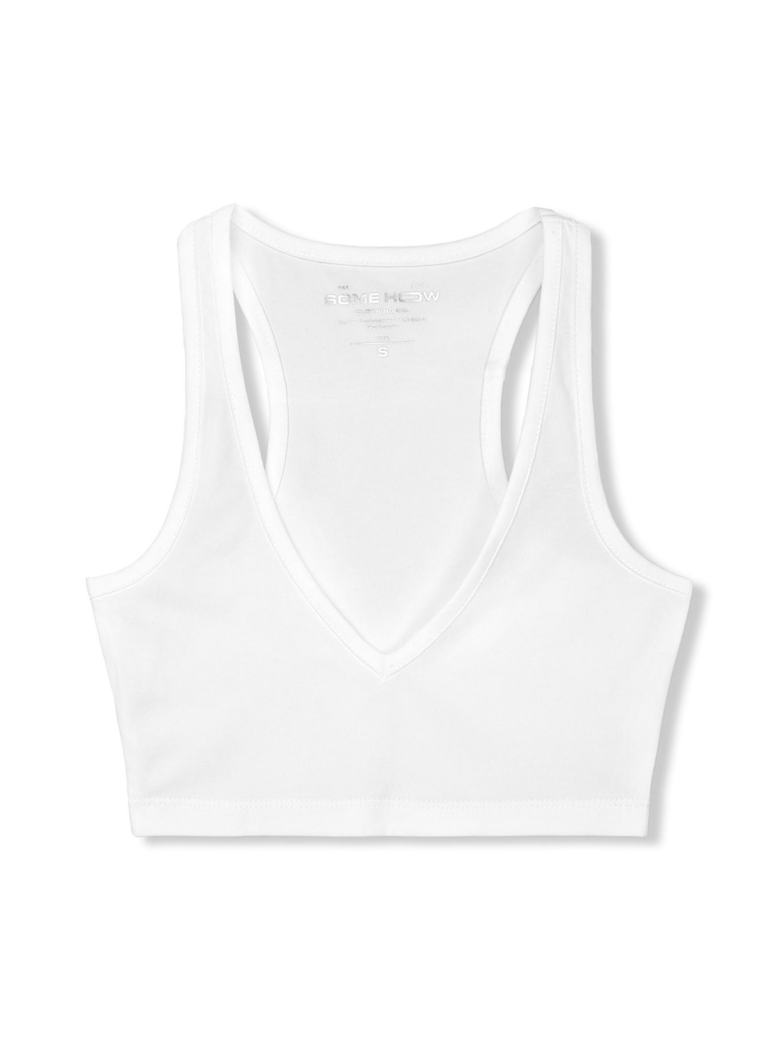 Áo Croptop V-neck Basic