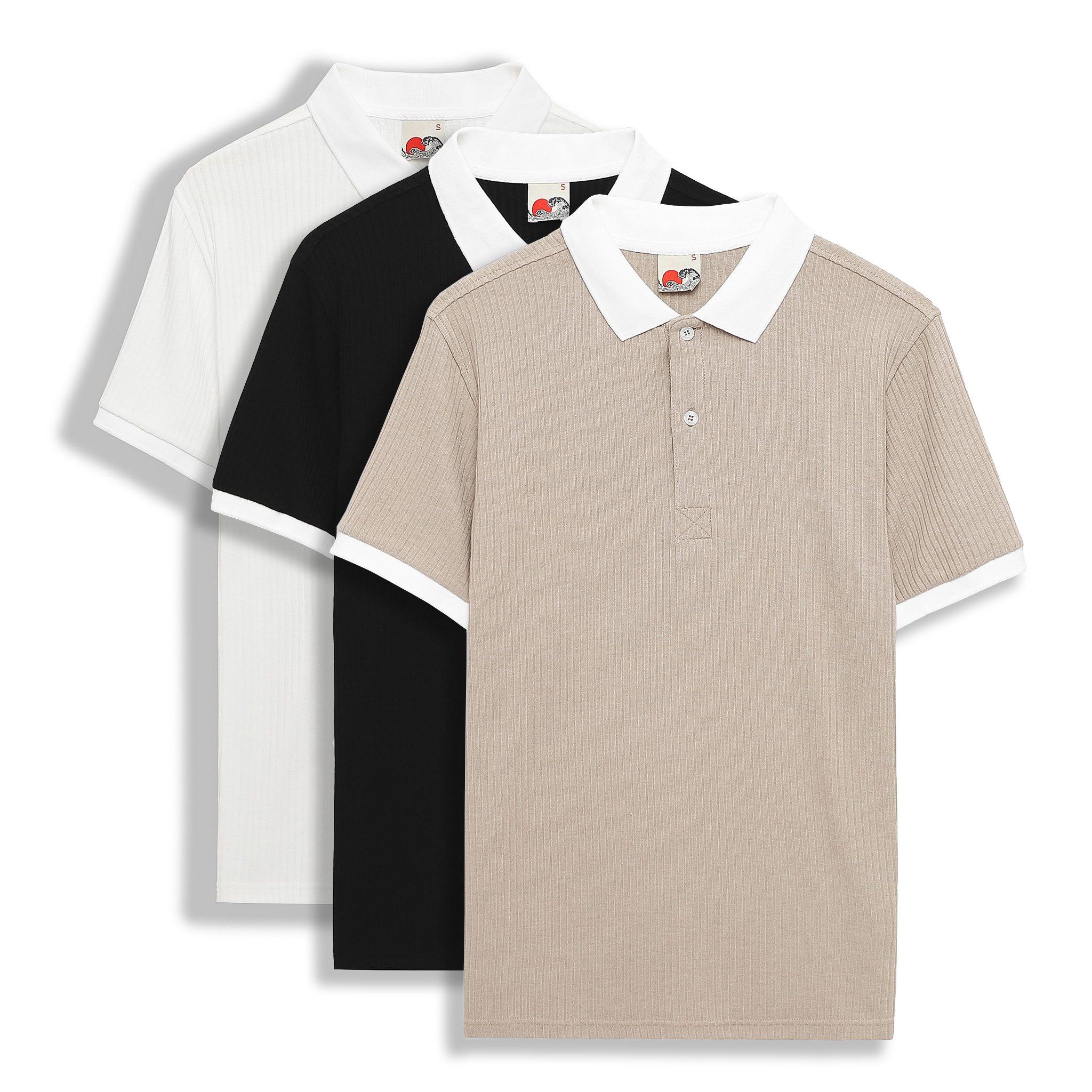 Áo Polo Numbi Cổ Trắng 3M