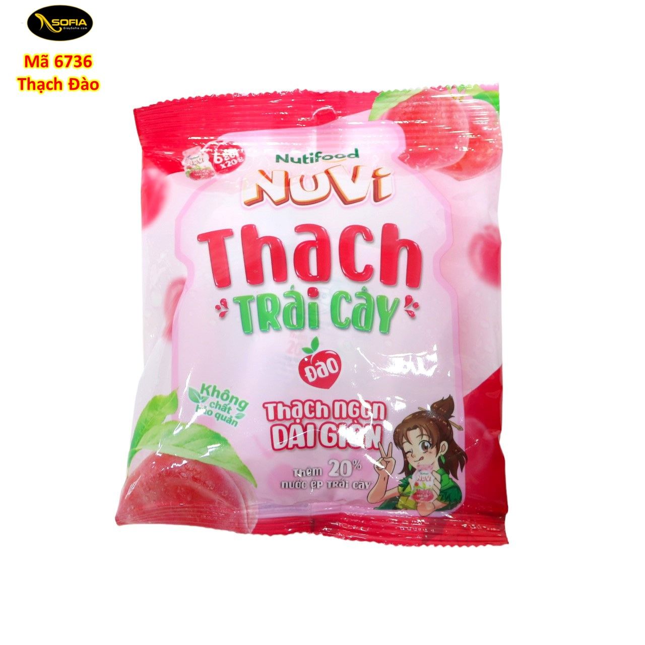  Thạch trái cây Nuvi 120gram 6736 