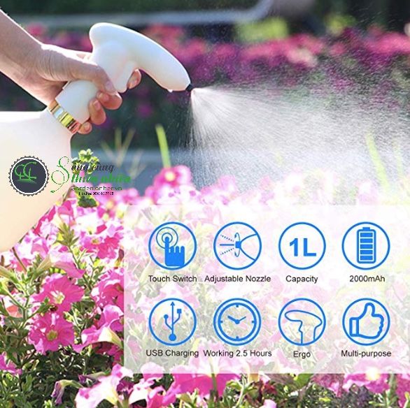Bình tưới cây cảm ứng Anber Touch | 2 chế độ - Chạm là phun