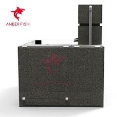 Hồ cá công nghệ composite Anber Fish 3 - Full kính siêu trong - Full ống sanking - Full vật liệu lọc