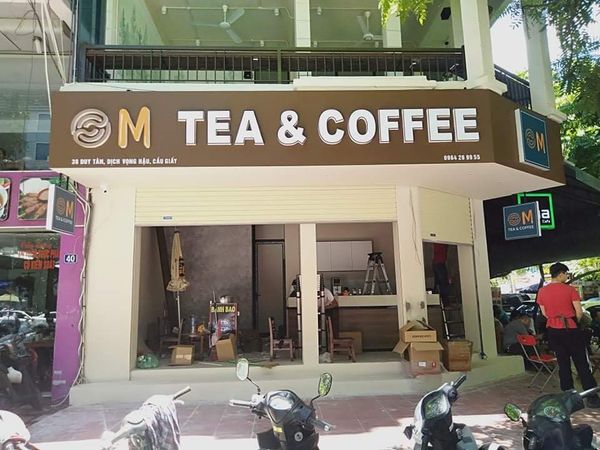 Loa cafe, Loa nhà hàng: Loa Goldsound lắp đặt tại  OM TEA & COFFEE.