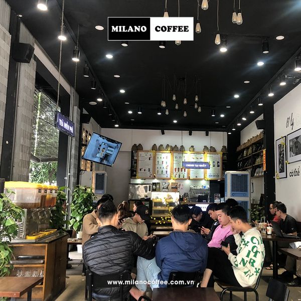 Loa cho Milano coffee premium Lê Văn Thọ, Gò Vấp, Amply 4 - 6 vùng âm lượng, loa được thiết kế riêng cho quán, bật lớn không tạp âm, miễn phí công lắp đặt, bảo hành dài hạn 5 năm.