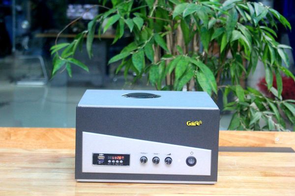 Loa nhà hàng: Gold4cafe (từ 20-30m2): 02 Loa vệ tinh V15C - 15w + 1 Âm ly A150 150w