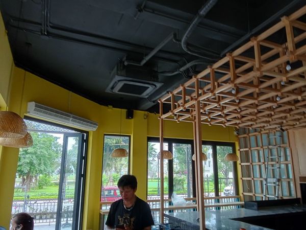Loa nhà hàng loa cafe loa Goldsound lắp đặt âm thanh cho quán KOI COFFEE