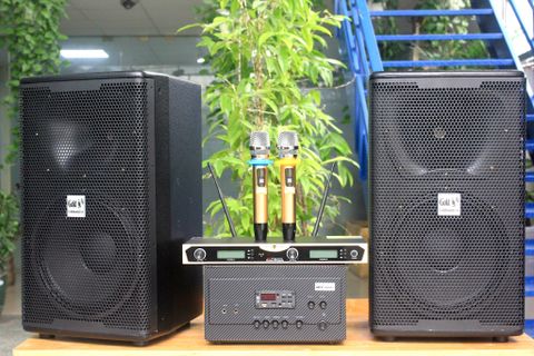 Dàn âm thanh Acoustic V238 (02 loa V238 + 01 cục đẩy A917+ 01 bộ Micro không dây)