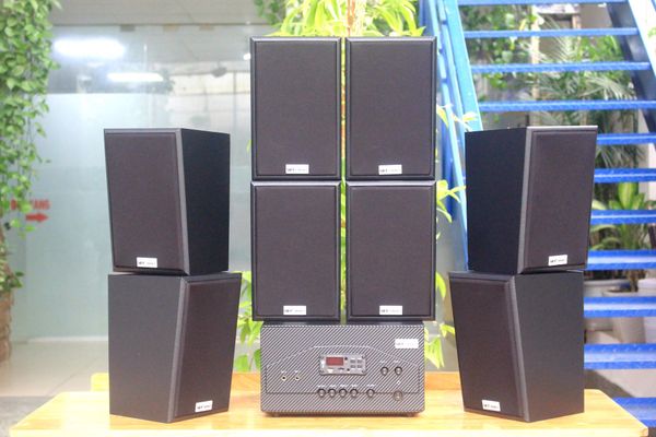 [Diện tích 160m2 + 02 Kênh] A907W Goldsound 2 vùng âm lượng 900w + 8 loa Goldsound V40C 40w, loa được thiết kế riêng cho quán, bật lớn không tạp âm, miễn phí công lắp đặt, bảo hành dài hạn 5 năm.