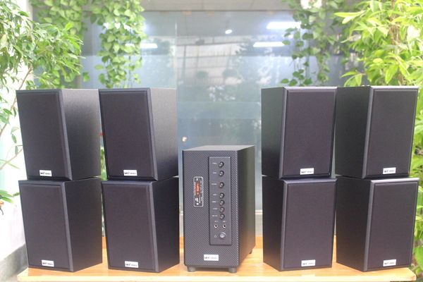 [Diện tích 160m2 + 02 Kênh] A906 Goldsound 2 vùng âm lượng 900w + 8 loa Goldsound V40C 40w, loa được thiết kế riêng cho quán, bật lớn không tạp âm, miễn phí công lắp đặt, bảo hành dài hạn 5 năm.