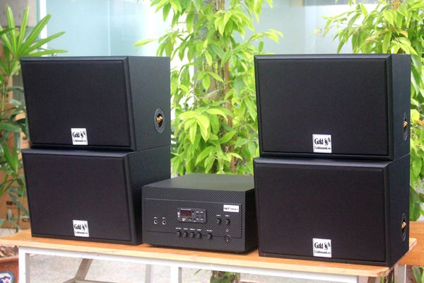Loa văn phòng lắp đặt âm thanh tại Thanh Xuân, Hà Nội, Amply 4 - 6 vùng âm lượng, loa được thiết kế riêng cho quán, bật lớn không tạp âm, miễn phí công lắp đặt, bảo hành dài hạn 5 năm.