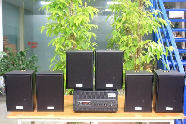 [Diện tích 120m2 + 02 Kênh] A501 Goldsound 500w + 6 loa Goldsound V55C 55w, loa được thiết kế riêng cho quán, bật lớn không tạp âm, miễn phí công lắp đặt, bảo hành dài hạn 5 năm