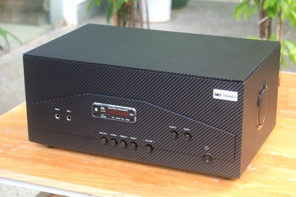 Amply A928-2K_SG Goldsound (công suất 1500w, 2 phân vùng đầu ra, đủ kết nối Bluetooth, RCA, AV, USB)