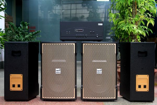 [Diện tích 160m2 + 02 Kênh] A928_DA Goldsound 2 vùng âm lượng 1500w + 4 loa Goldsound V238_DA Gold 238w, loa được thiết kế riêng cho quán, bật lớn không tạp âm, miễn phí công lắp đặt, bảo hành dài hạn 5 năm.