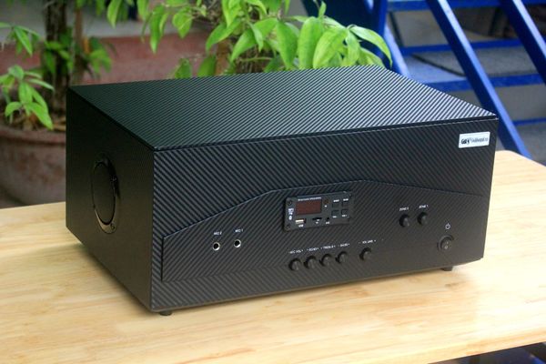 Amply A917NSG (2 phân vùng đầu ra, 1200w, đủ kết nối Bluetooth, RCA, AV, USB) chuyên dụng cho quán cafe Acoustic, hội trường, sân khấu, phòng gym, nhà hàng.....)