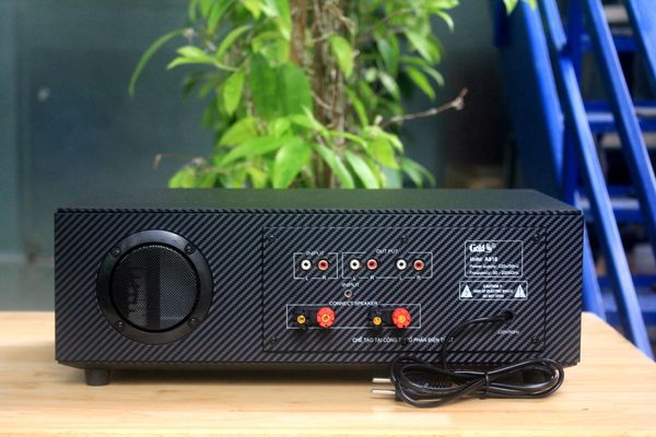 Amply cho quán: A918 Goldsound (2 phân vùng đầu ra, 1200w, đủ kết nối Bluetooth, RCA, AV, USB)