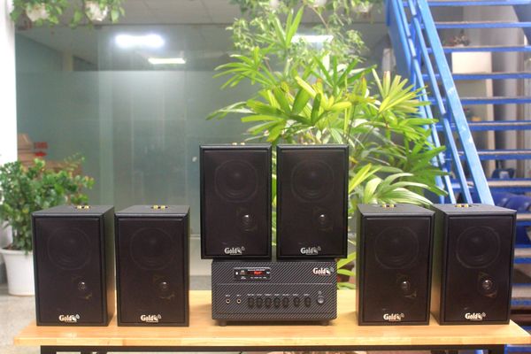 [Diện tích 120m2 + 02 Kênh] A384 Goldsound 2 vùng âm lượng 380w + 6 loa Goldsound V40C 40w, loa được thiết kế riêng cho quán, bật lớn không tạp âm, miễn phí công lắp đặt, bảo hành dài hạn 5 năm.