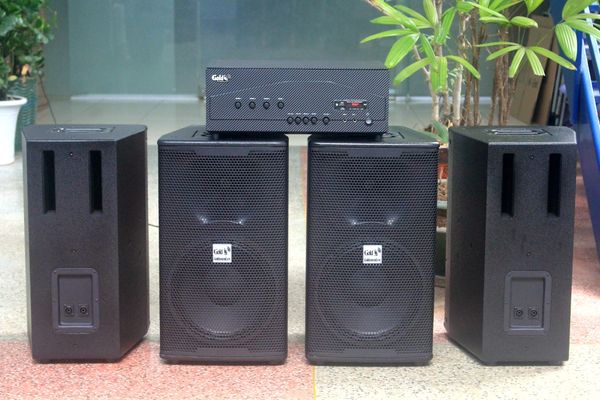 [Diện tích 160m2 + 04 Kênh] A917-4K Goldsound 4 vùng âm lượng 1500w + 4 loa Goldsound V238, Amply 4 - 6 vùng âm lượng, loa được thiết kế riêng cho quán, bật lớn không tạp âm, miễn phí công lắp đặt, bảo hành dài hạn 5 năm.