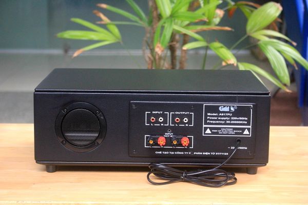 Amply A917PU (2 phân vùng đầu ra, 1200w, đủ kết nối Bluetooth, RCA, AV, USB)